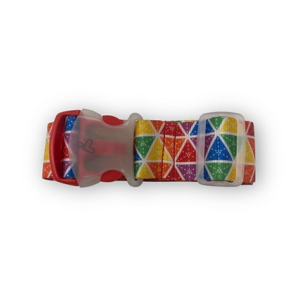 Travelon Luggage Strap 12132 Rainbow Print Preowned
